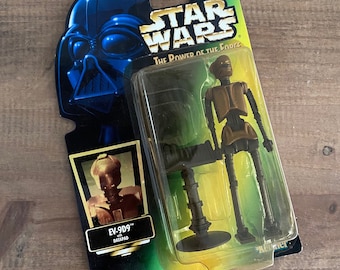Vintage 1997 EV-9D9 with Datapad Star Wars The Power of The Force Kenner Hasbro Toy Action Figure Sealed in Package