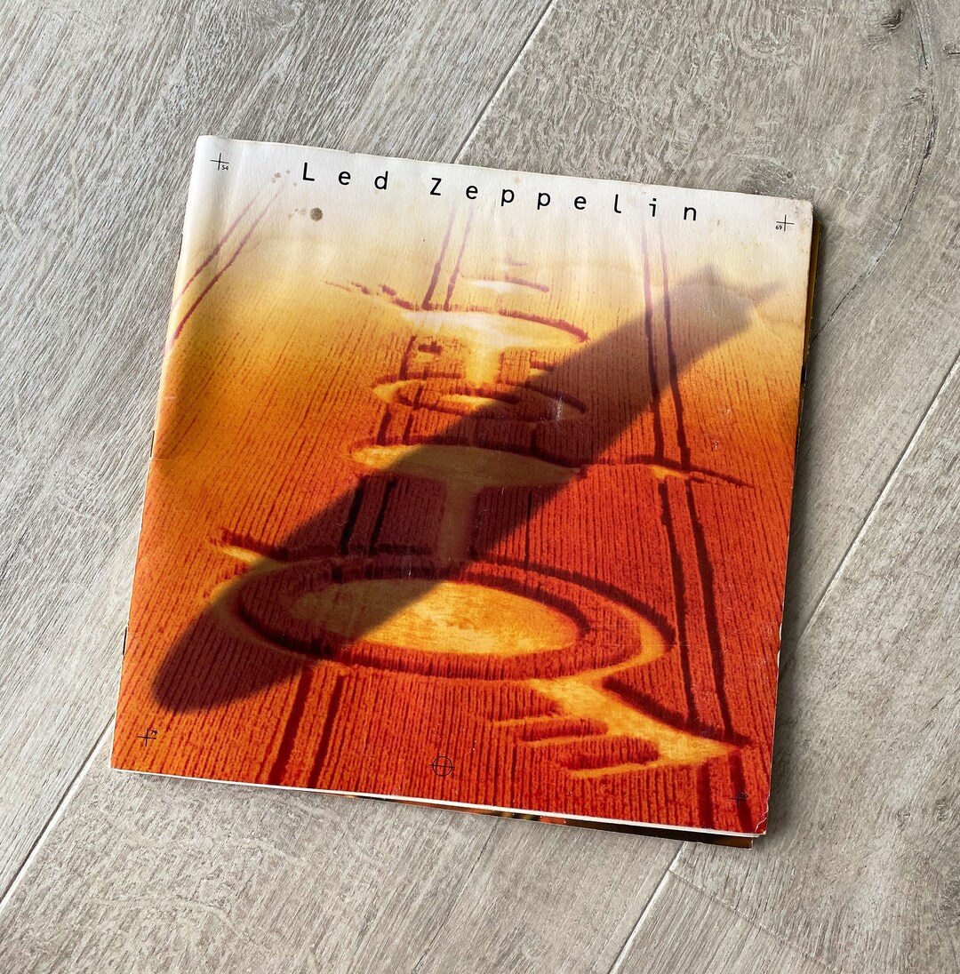 Vintage 1990 Led Zeppelin Light and Shade Music Picture Etsy