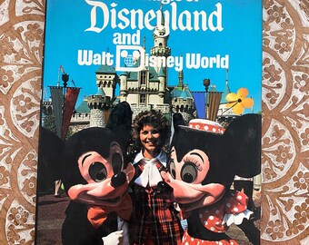 Vintage 1979 The Magic of Disneyland & Walt Disney World Walt Disney Productions Magic Kingdom Mickey Mouse Book 1970s