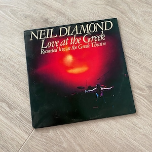 Neil Diamond Love at the Greek Live at the Greek Theater 1977 Original Vinyl Album Record Double LP 1970s - GUC