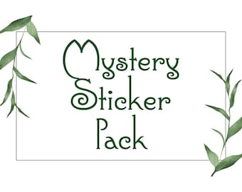Mystery Sticker Pack: Dryad Tea Designs, Water Bottle & Notebook Stickers