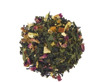 Not the Villain -  Green Tea - Peach and Rose - SJ Tucker inspired tea - iced tea