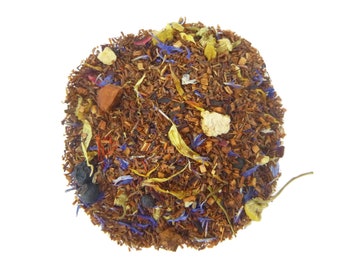 Faerie Revel loose leaf tea - Caffeine Free - Blueberry orange rooibos - artisan tea - hand blended tea - cottagecore