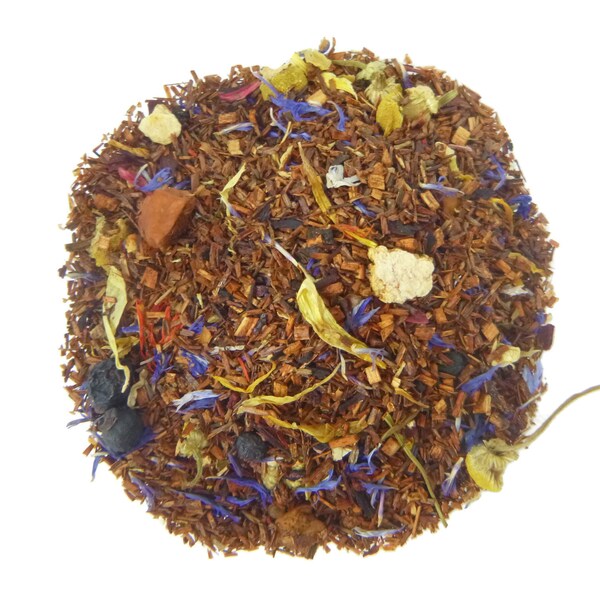 Faerie Revel loose leaf tea - Caffeine Free - Blueberry orange rooibos - artisan tea - hand blended tea - cottagecore