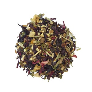 Scarlet Seamstress loose leaf tea - Caffeine Free - Hibiscus tea - Tisane - Herbal Tea