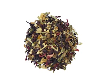 Scarlet Seamstress Herbal Tea: Caffeine Free Hibiscus Tisane