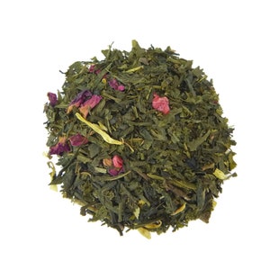 Raspberry Imp Tea - Green loose leaf tea - Raspberry