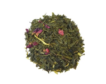 Raspberry Imp Tea - Green loose leaf tea - Raspberry