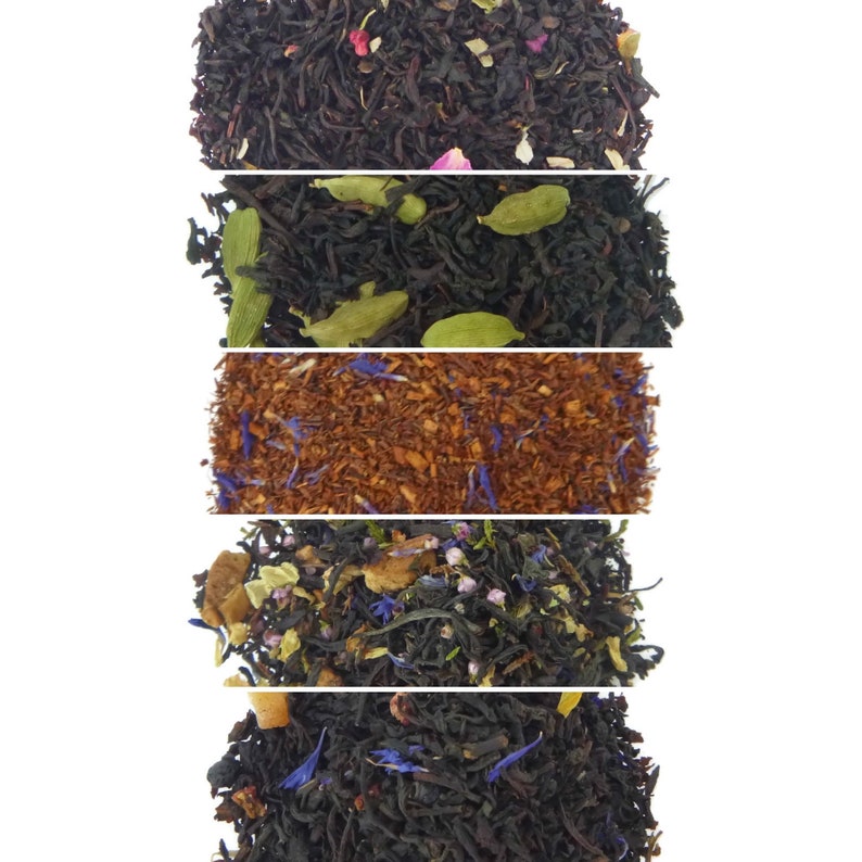 Earl Grey Favorites Earl Grey Tea Pack Sample set loose leaf tea samples loose leaf tea gift set image 1