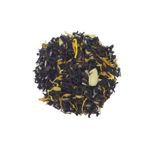 A through L - Black Tea - almond and lavender loose leaf tea - Cottage Core - Musical Tea