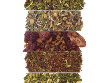 Caffeine-Free Tea Sampler: Tisane Loose Leaf Tea Gift Set