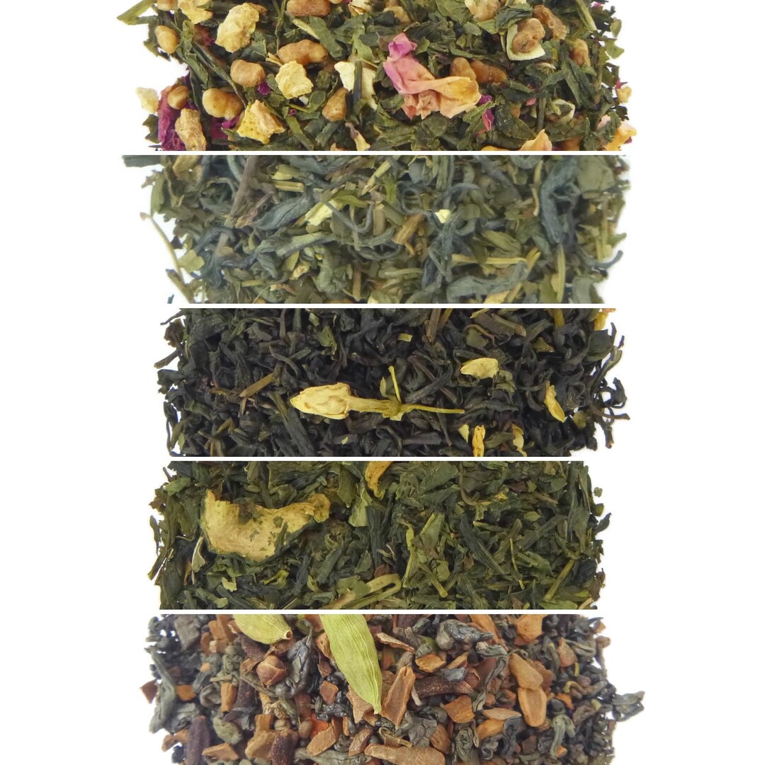Green Tea Favorites Green Tea Pack Sample Set Loose Leaf Tea Samples