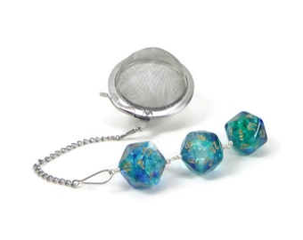 Gamer's Tea Infuser - tea infuser - tea accessory - Dice Infuser - d20 tea infuser - geeky gift - DM gift - nebula oceanic