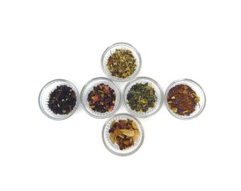 Choose 12 Samples of Tea- black tea - green tea - herbal tea