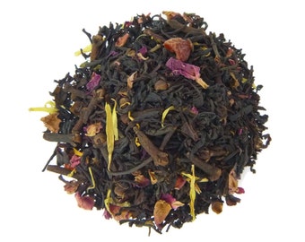 Glashtyn -  black loose leaf tea - Cinnamon and Rose