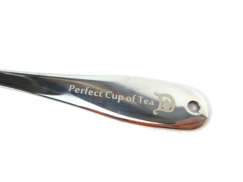 Perfect Cup of Tea Spoon Available in silver or green image 3