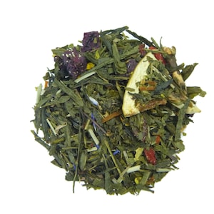 Ambrosia Skies -  Green loose leaf tea - Grapefruit pomegranate blueberry tea