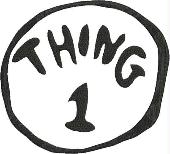 Thing 1 Sign Printable Thing 1 Sign Printable