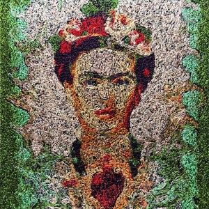 Frida Kahlo Paint Stitch Art Embroidery Machine Design - Etsy
