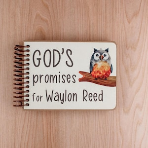 Personalized God's Promises Board Book for Kids - Bible Verse Storybook - Personalized Children's Books for Toddlers - 4x6 name