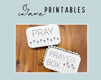 DIY Prayer Box Printable Craft - Perfect for Kids and Adults