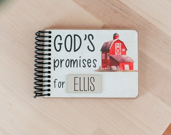 Personalized God's Promise Book - Exquisite Christian Baby Gift - Handmade Baby Bible for Boy or Girl by inawehandmade - Religious Baby Gift