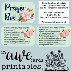 Prayer Box Printable Altoid Tin Diy Tin Craft Kids Craft - Etsy