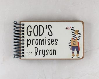 Personalized God's Promise Book - Perfect Boy Christening Gift with God's Promises and Scriptures