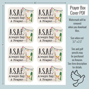 Prayer Box Printable | Altoid Tin Diy | Kids Craft | Sunday School ...