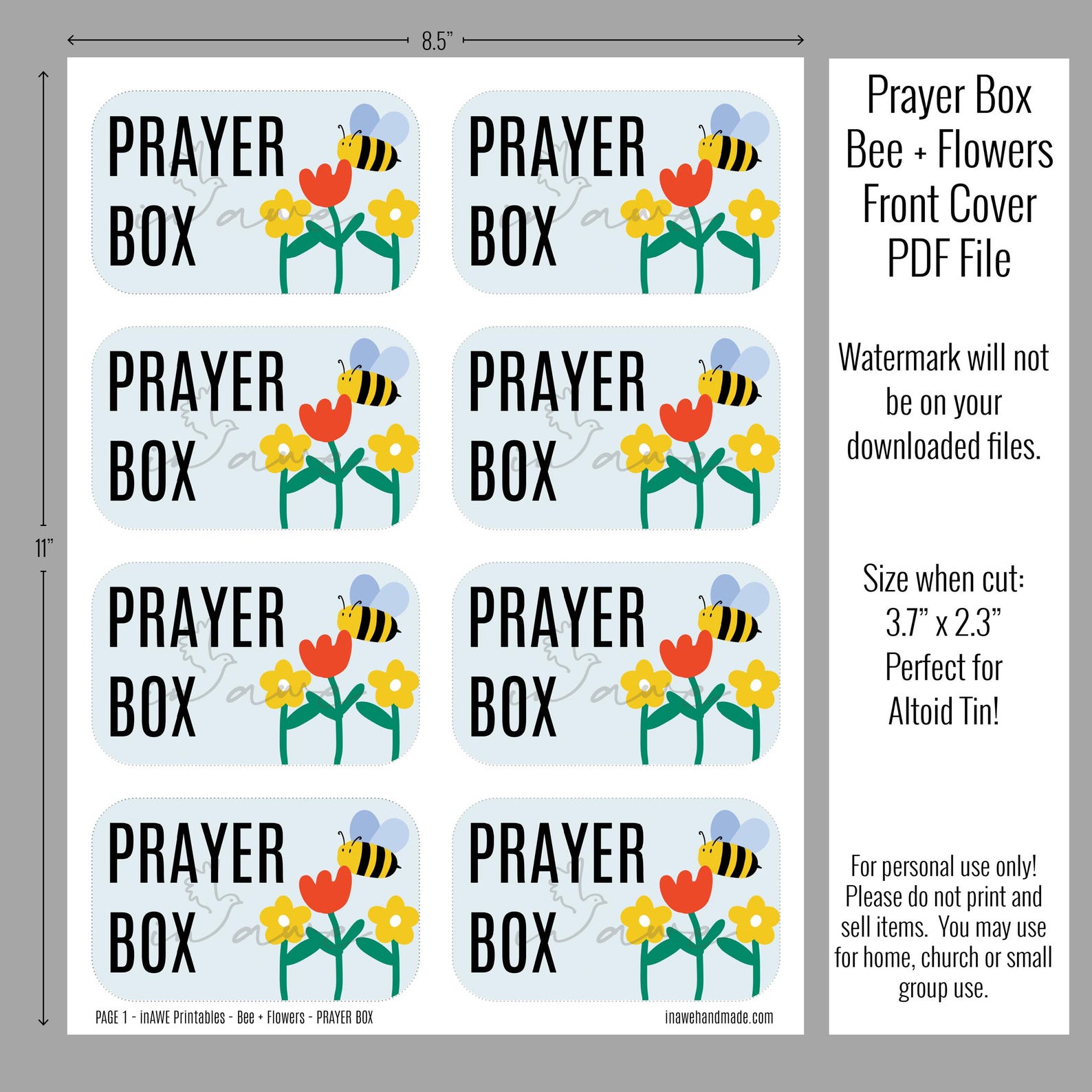 Prayer Box Sticker Design Prayer Box Printables | DIY Sunday School Craft for Kids | Homeschool ...