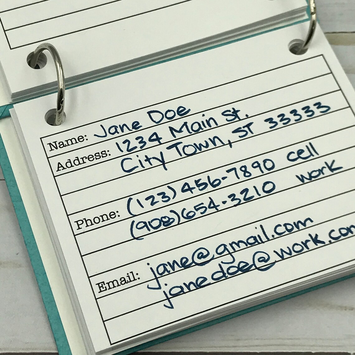 Address book refillable address telephone and address Etsy