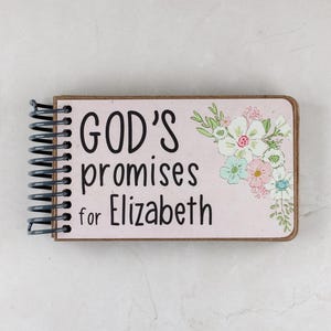 1 year old girl gift | one year old | first birthday gift girl | 1st birthday gift | gift for 1 yr old | Gods promises | toddlers | 3x5 name