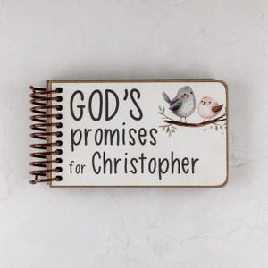 Personalized God&#39;s Promise Book: Christian Baby Keepsake with Bible Verses