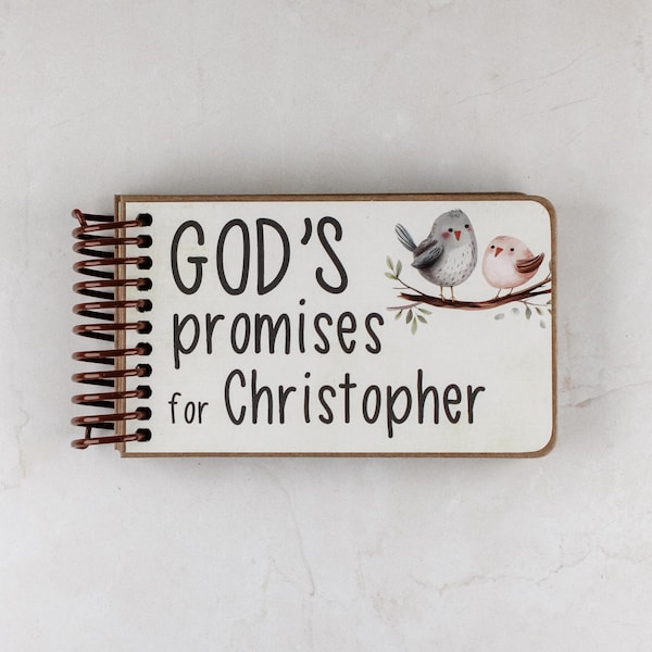Personalized God's Promise Book: Christian Baby Keepsake with Bible Verses