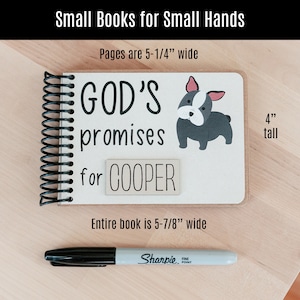 Personalized God's Promises First Birthday Board Book Unique 1st Birthday gift for Boy or Girl 1 Year Old Birthday Gift One Year Old image 4