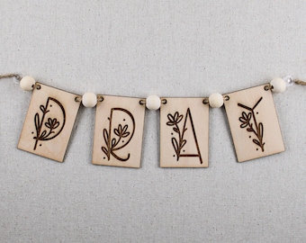 DIY Wooden PRAY Banner Kit: Christian Prayer Corner Decor
