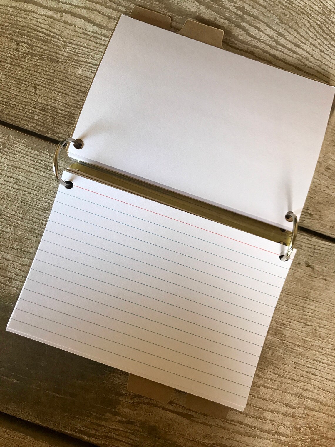 Index card holder card holder 4x6 index cards flash Etsy