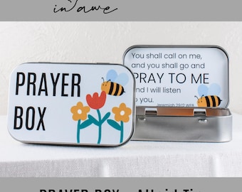 Prayer Box Printables | DIY Sunday School Craft for Kids | Homeschool Activity | DIY Prayer Boxes | Bible Class Craft