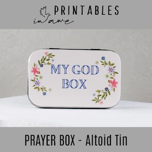 Prayer Box Printables | DIY Craft for Church Ladies | Ladies Day Craft | DIY Prayer Boxes | Prayer Craft Activity | Lords Prayer | Jeremiah