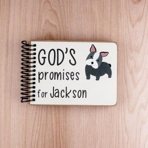 Personalized God&#39;s Promises - First Birthday Book - Unique 1st Birthday gift for Boy or Girl - 1 Year Old Birthday Gift - 4x6 name