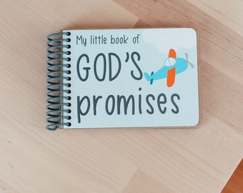 God's Promises Board Book - Best Handcrafted Religious Gift for Children - Saint Valentine Gift for Children Age 0-8 - Christian Gift