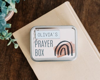 PRAYER BOXES - God Answers Prayers | God Box | Prayer Request Box | Personalized Box for Prayers | Prayer Cards | Keepsake Box | God Box