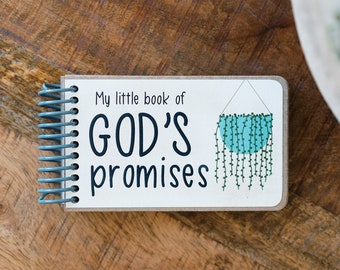 God's Promises Book - A Handcrafted Christian Baby Gift - First Bible Verse Book with Promises, Bible verses and Kid-friendly Illustrations