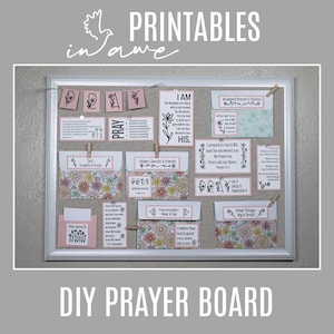 Daisy-Inspired Prayer Board Printable | Paper Craft Kit for Faith & Reflection