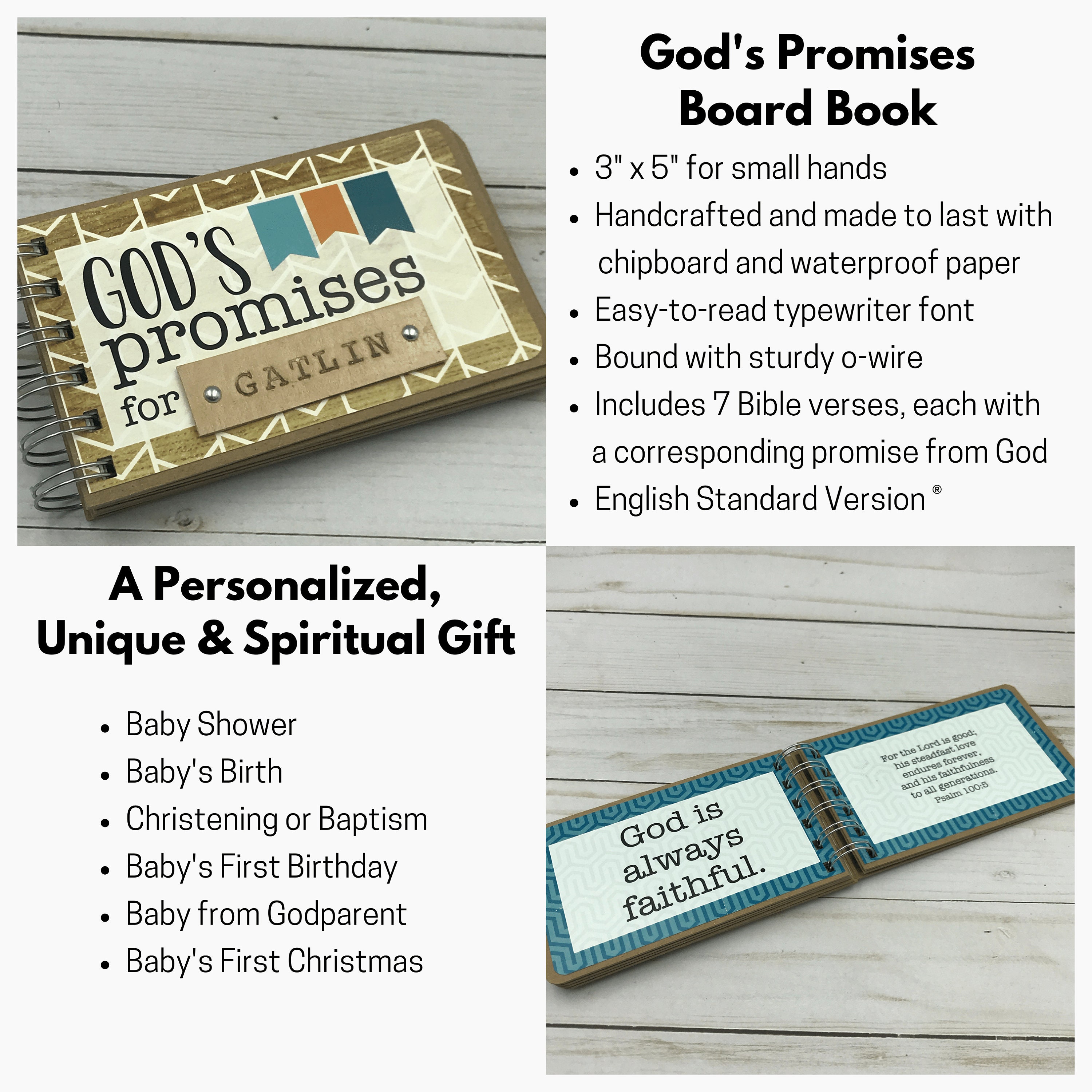 Personalized baby gifts new baby gift christian baby gifts Etsy