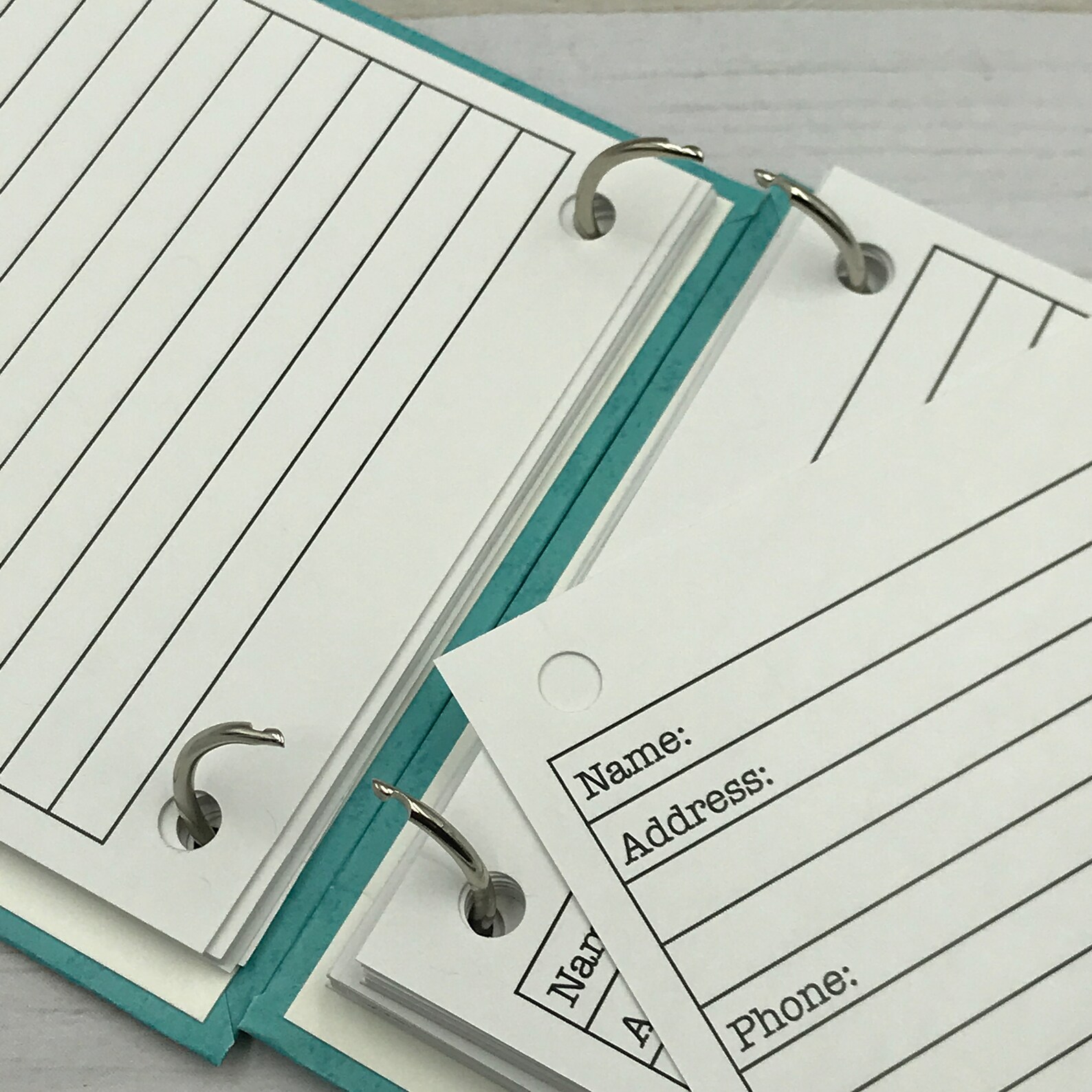 Address book refillable address telephone and address Etsy