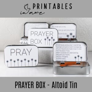 Boîte à prières DIY imprimable - Parfaite pour les enfants et les adultes