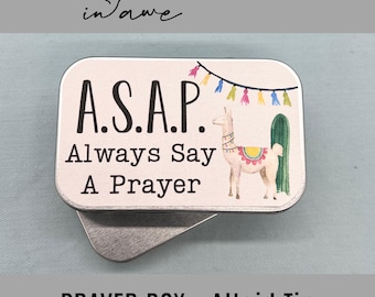 prayer box printable | altoid tin diy | kids craft | Sunday school craft | Glory Be prayer printable | vacation Bible school craft 2024