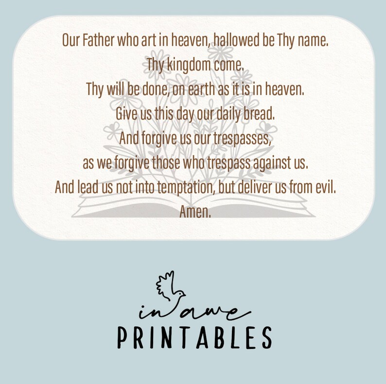 Prayer Box Printable Altoid Tin Diy Tin Craft Kids Craft - Etsy