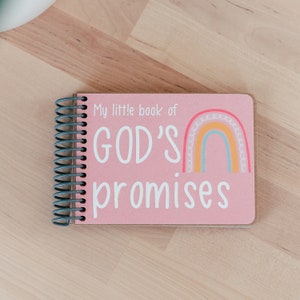 Christian Baby's First Bible - God's Promise Book with Bible Verses - Religious Baby Gift - Christian Book - Handcrafted by inawehandmade